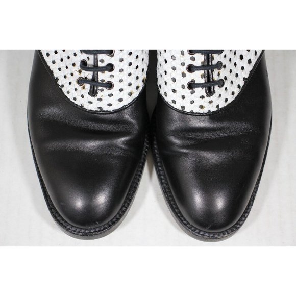 Hermes Weave Oxfords Rare Womens A1277 - Picture 3 of 11